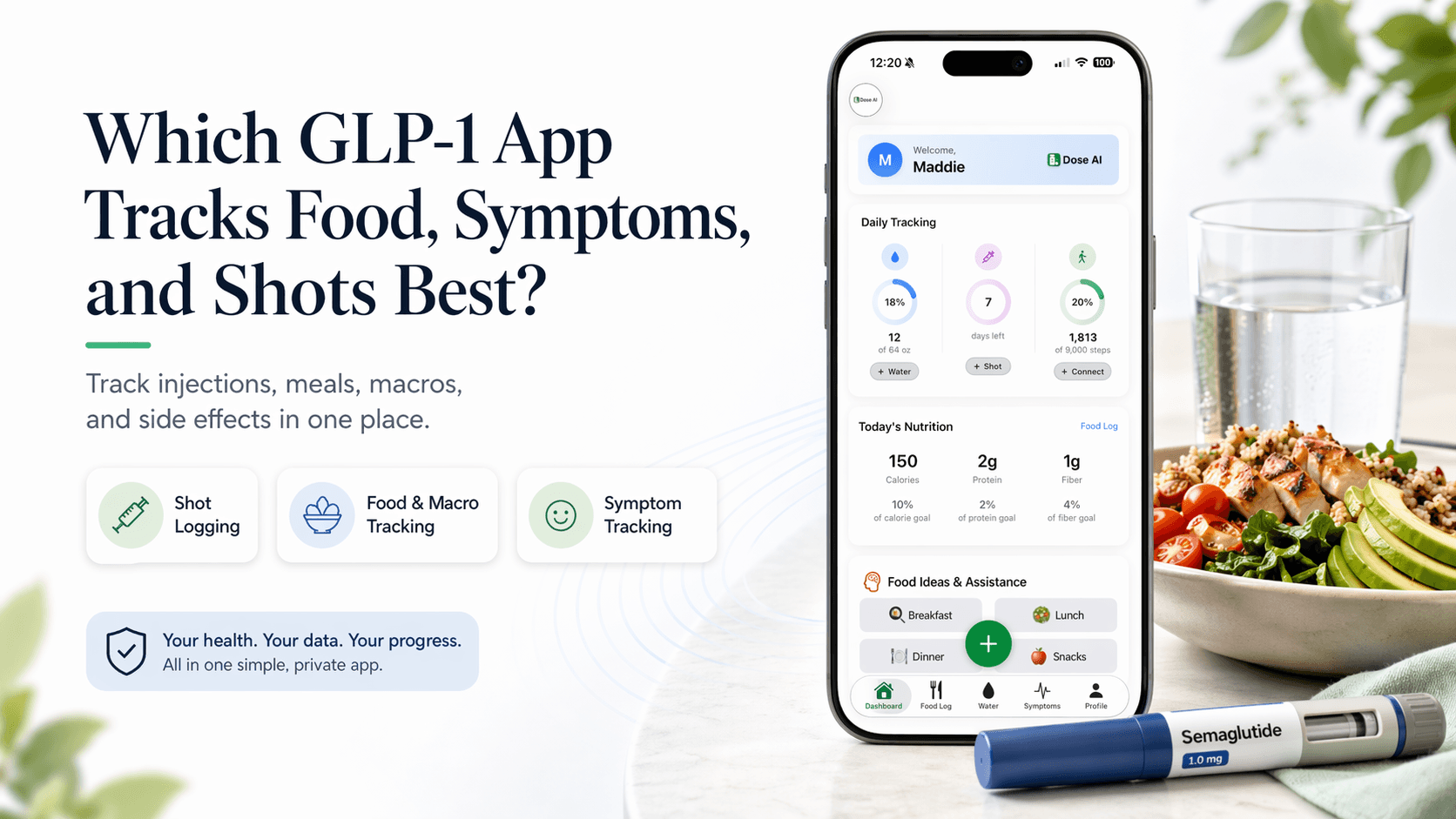 Which GLP-1 App Tracks Food, Symptoms, and Shots Best?