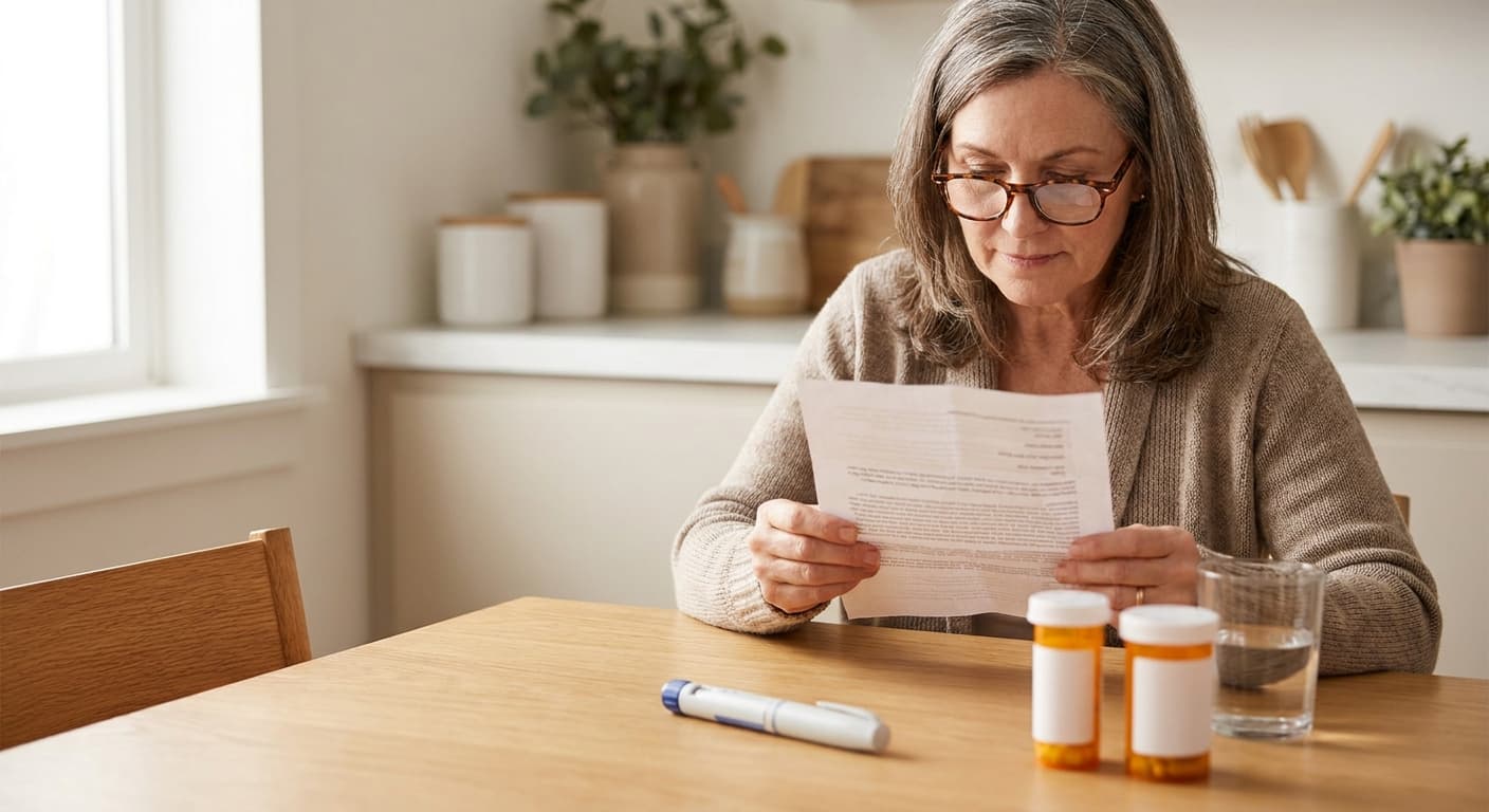 Metformin pills and GLP-1 injectable pens for diabetes and weight loss treatment