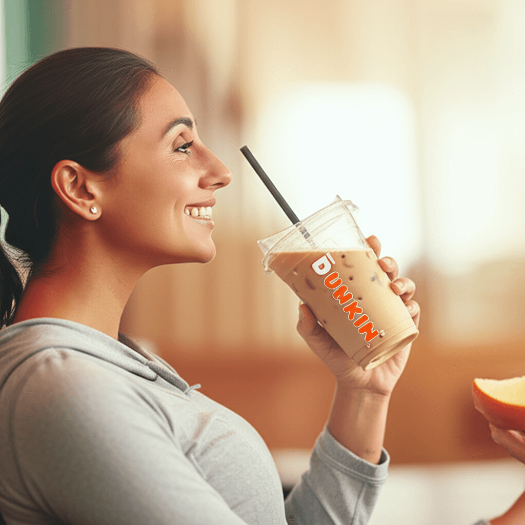 Dunkin' menu with healthy GLP-1 weight loss friendly breakfast and coffee options