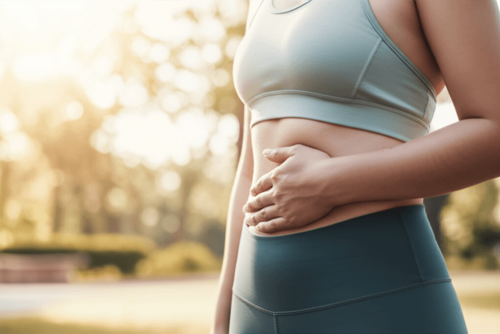 Zepbound medication with glass of water and fiber-rich foods, addressing constipation relief strategies