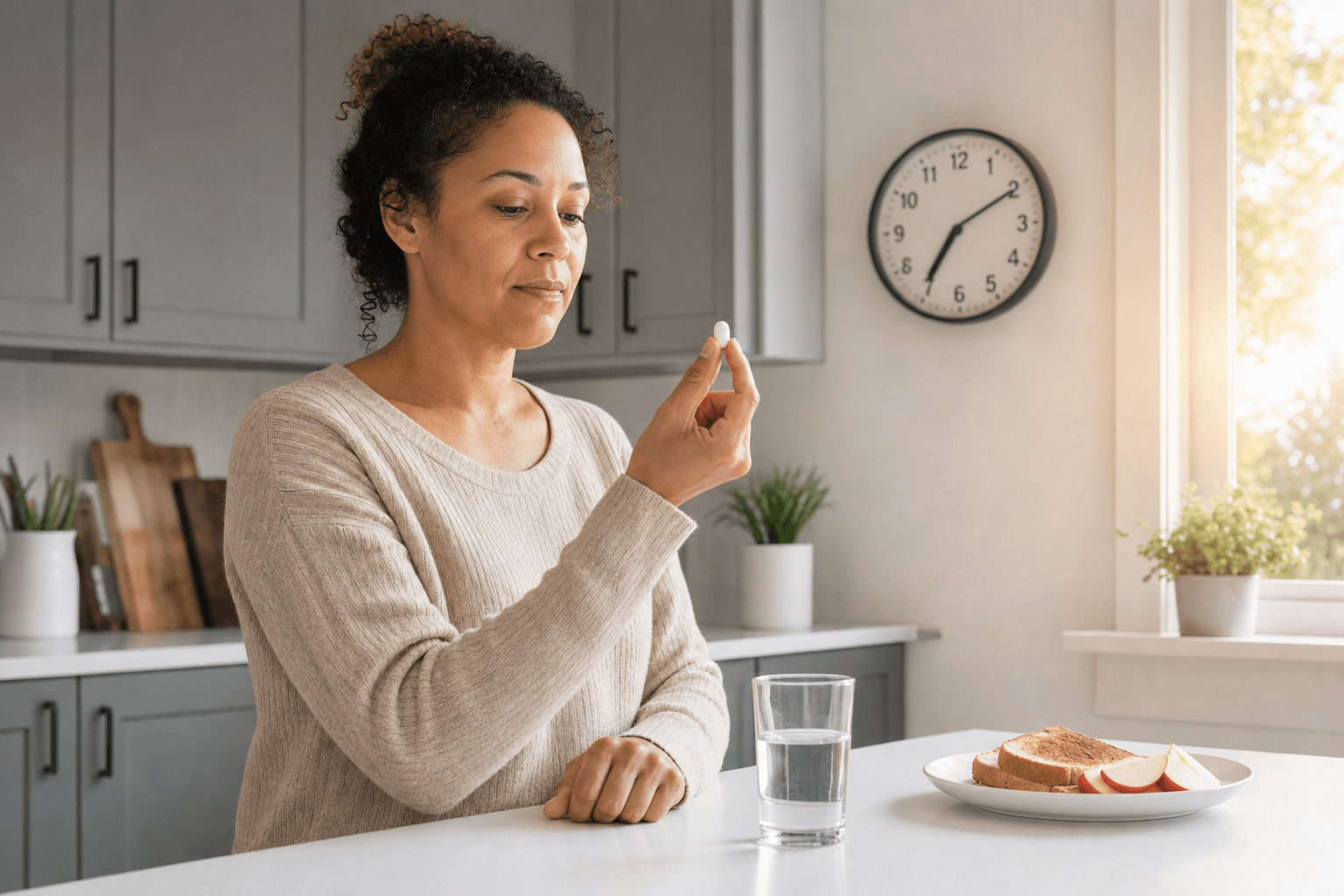 Rybelsus oral semaglutide tablet with glass of water and medication schedule