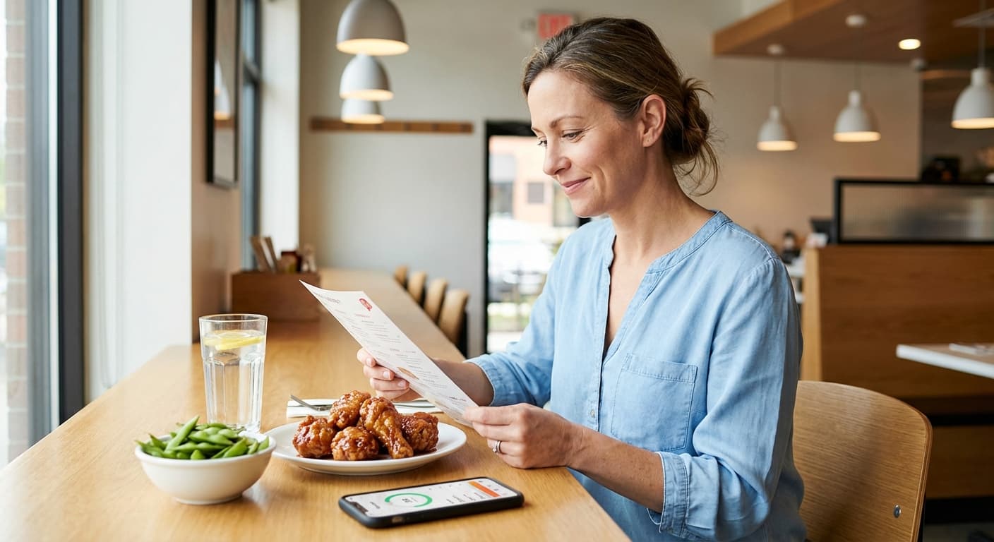 Bonchon Korean fried chicken menu options for GLP-1 healthy eating