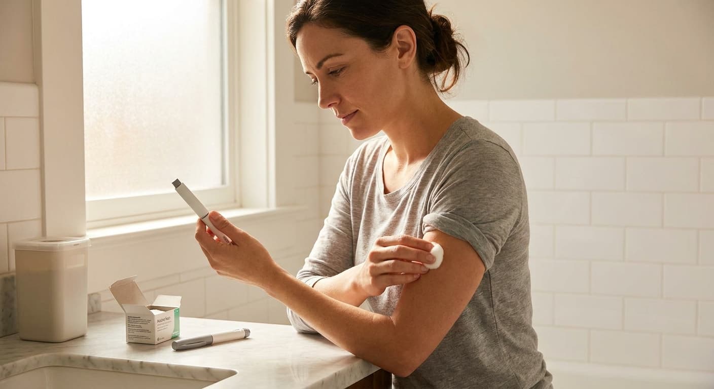 GLP-1 injection pen with medication leak prevention tips