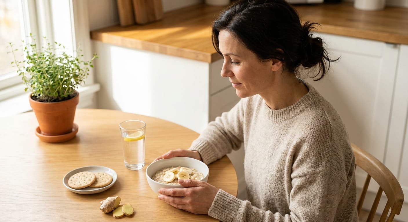 Gentle foods and hydration tips to reduce nausea on GLP-1 shot day